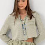 Cropped Striped Shirt