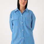 Long Striped Diamond Shirt