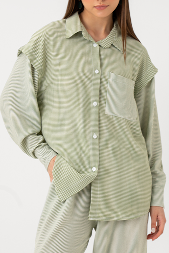 Relaxed Fit Linen Shirt Relaxed Fit Linen Shirt - Image 1