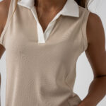 Sleeveless Ribbed Top