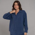 Soft-Touch Oversized Shirt