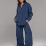 Flowing Wide-Leg Trousers