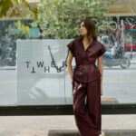 High-Waisted Faux Leather Pants